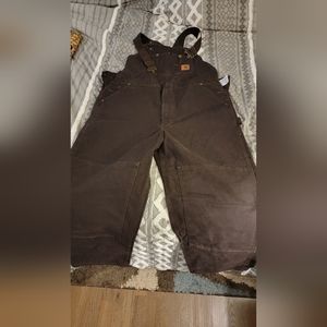 Cargartt New 42x32 brown overalls